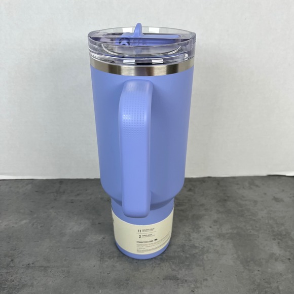NEW Stanley Quencher Tumbler 40oz Hydrangea Purple Insulated Cup Handle & Straw - Picture 4 of 14